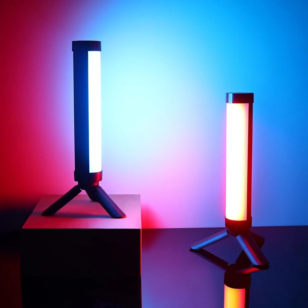 Luxceo V8 Led lazda, Rgb vaizdo šviesa fotografijai, pritemdoma