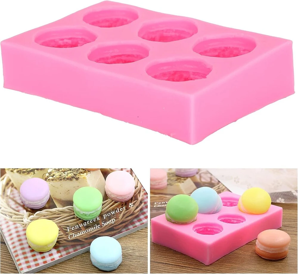 Macaron silikoninės formelės 3d kepimo duonos pyrago keksiukų dekoravimo kepimo formelės įrankiai "pasidaryk pats" formelė pyragams šokoladui muilui