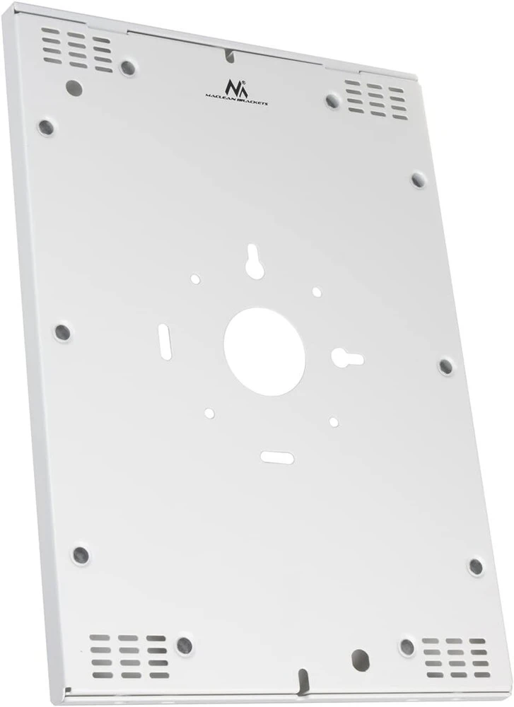 Maclean mc-907 planšetinio kompiuterio sieninis laikiklis su apsauga nuo vagystės, universalus laikiklis, suderinamas su 12.9 colių ipad pro (gen1/2), vesa montavimas, 75 x 75 (baltas)