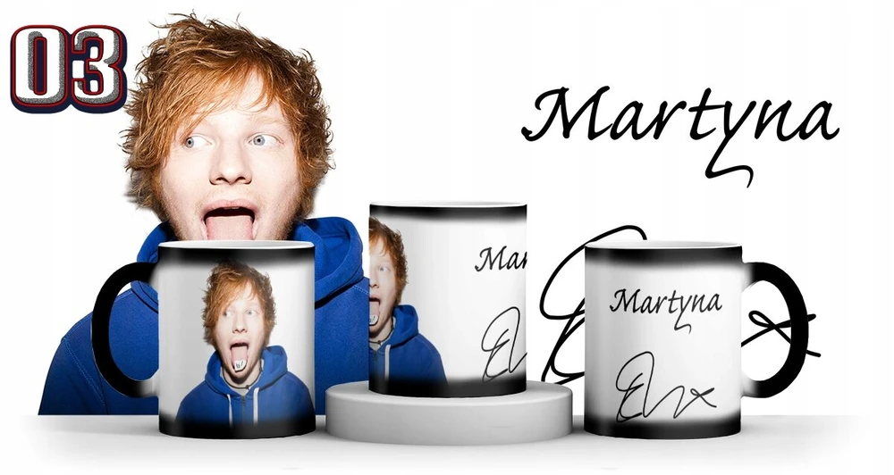 Magiskas puodelis Ed Sheeran + vardas + dėžutė