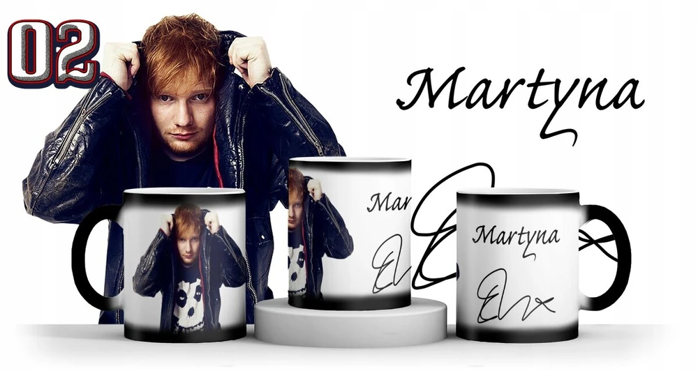 Magiskas puodelis Ed Sheeran + vardas + dėžutė