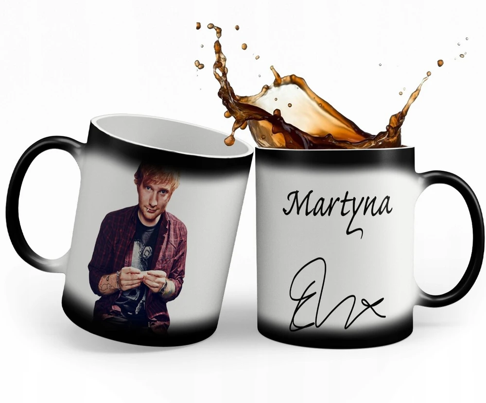 Magiskas puodelis Ed Sheeran + vardas + dėžutė