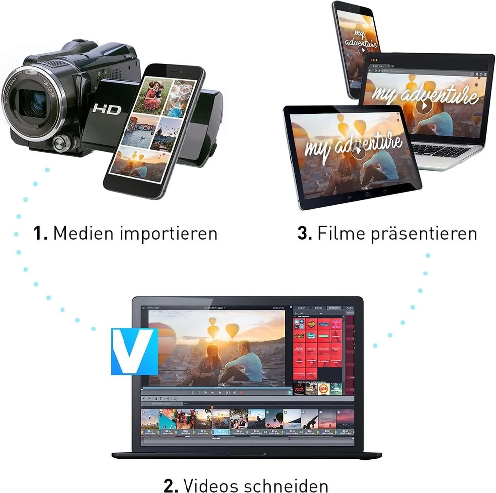 Vaizdo plokštė Magix Video deluxe 2022 Plus plus 2 unlimited pc download download