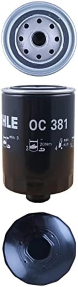 Mahle Oc 381 tepalo filtras užsukamas filtras 93.4 mm tinka fendt