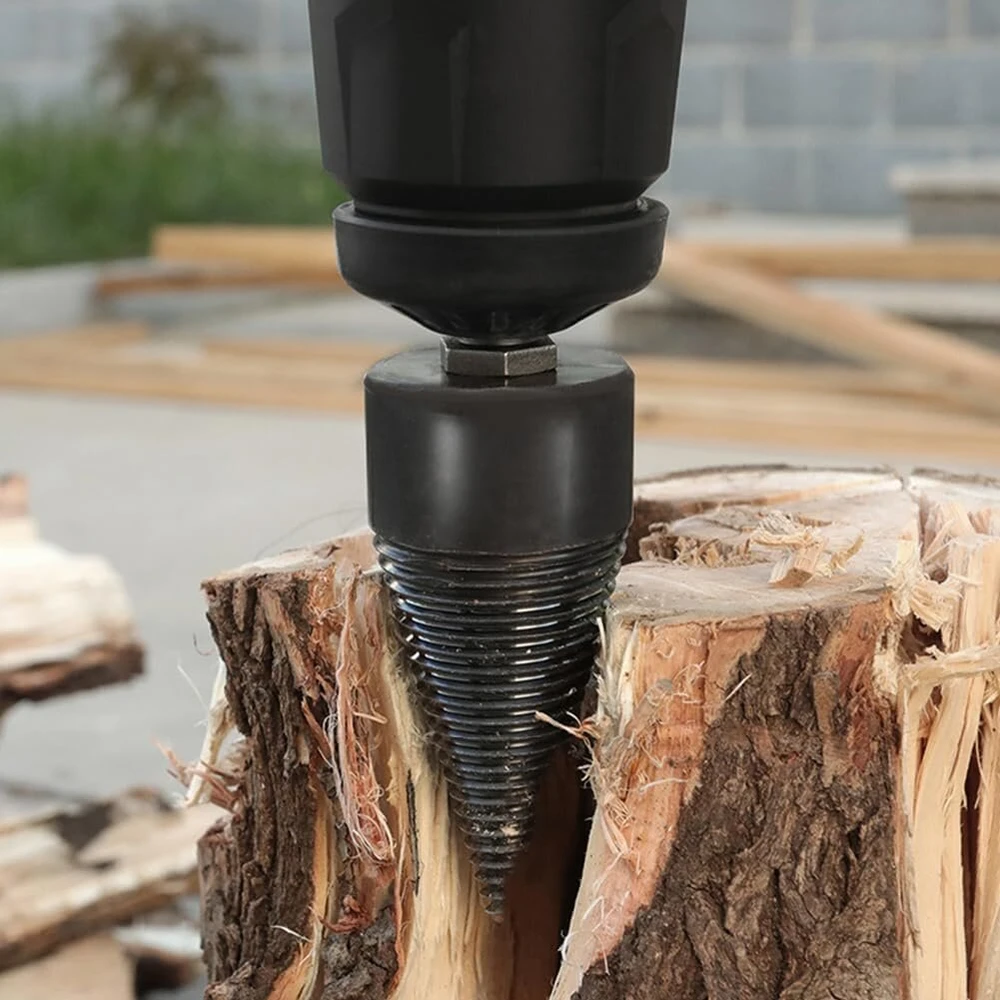 Grąžtas Malkų skaldymo kūgis Drill Cone 32 mm su 3 kotais