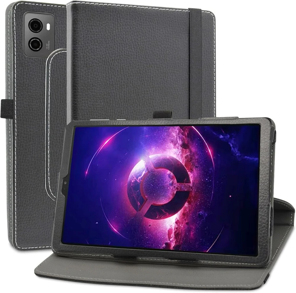 Mama mouth dėklas, suderinamas su lenovo legion, 360° besisukantis stovas, aukščiausios kokybės apsauginis dėklas su stovo funkcija, skirtas lenovo legion y700 tab tb320fc 8.8 colių planšetiniam kompiuteriui, juodas