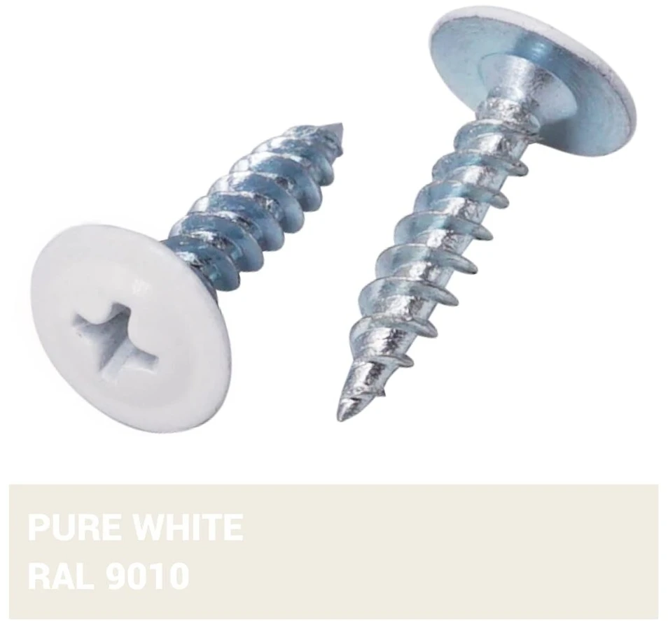 Marcopol 150 vnt. medvaržčiai 4.2x19mm balti (ral 9010)