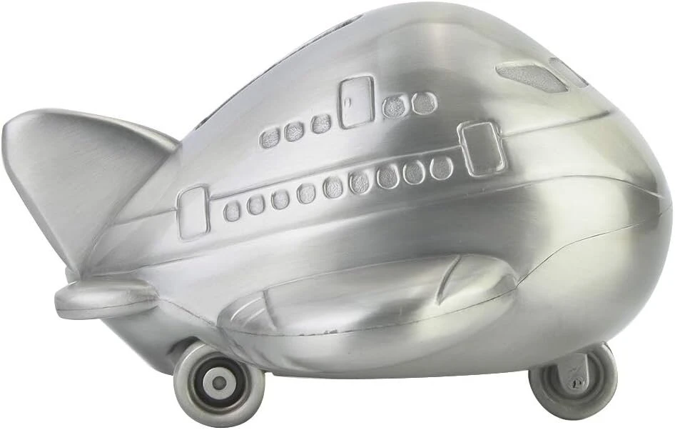 Marhynchus aeroplane shape, ornament pinigų dėžutė, pinigų dėžutė, cinko lydinio saugykla, stalinė dekoracija, aukščiausios kokybės dovanos vaikams