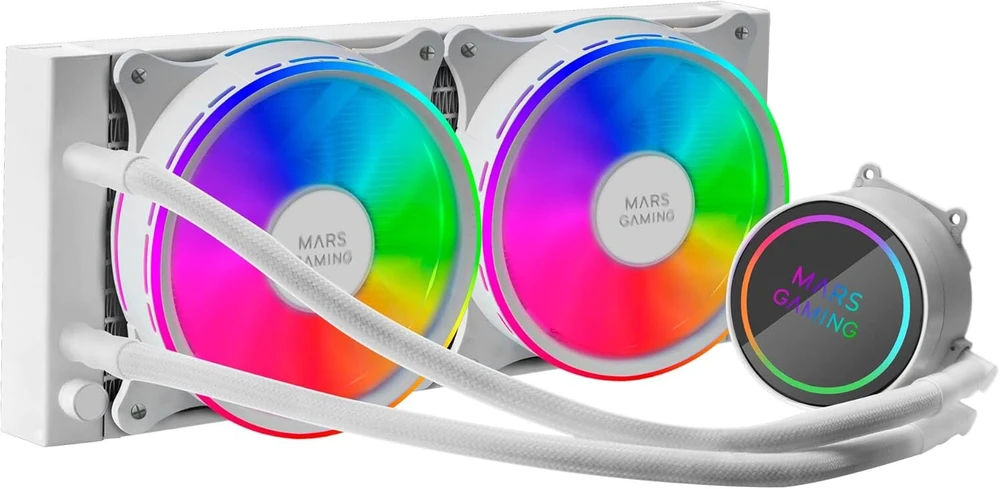 Mars Gaming Ml-one240 skysto aušinimo rinkinys 240 mm, baltas