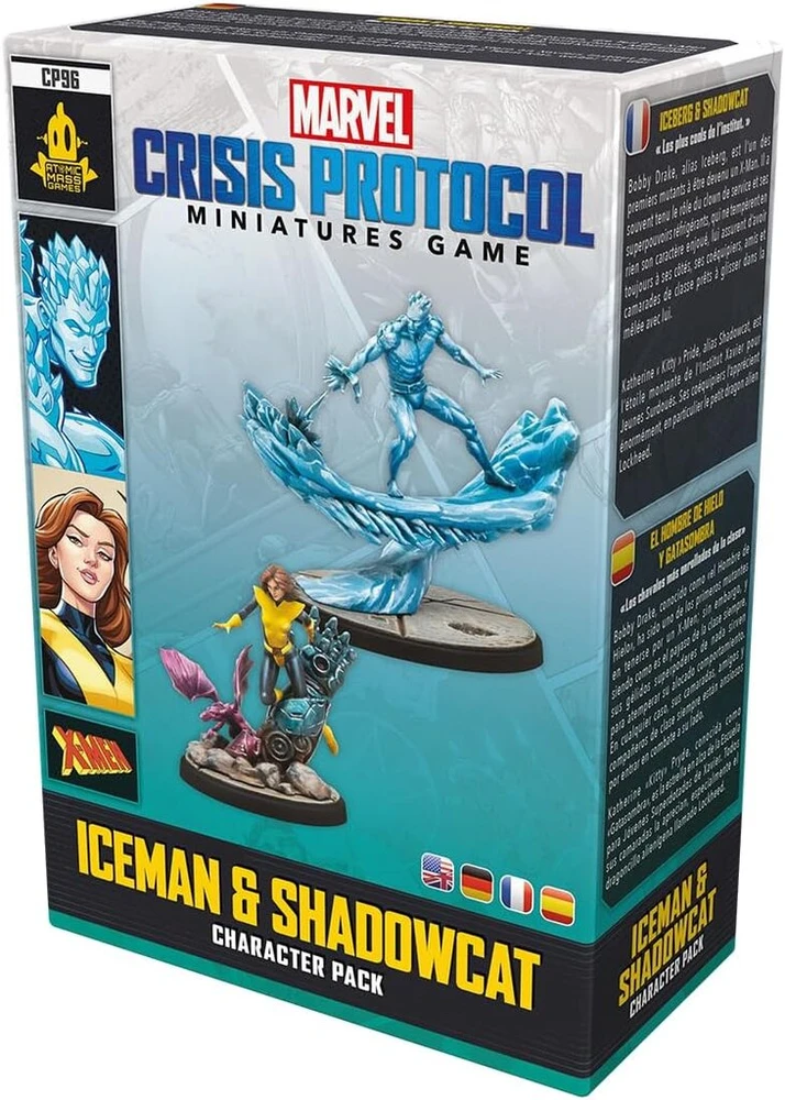 Marvel: Crisis Protocol - Iceman & Shadowcat figūrėlės