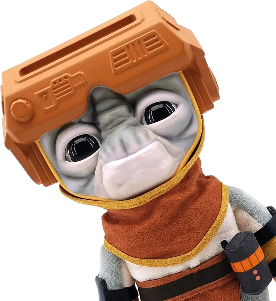 Mattel Žvaigždžių karai Gxb50 Babu Frik pliušinis žaislas (23 cm) iš filmo „žvaigždžių karai: Skaivokerių iškilimas“, kolekcinis jauniesiems ir suaugusiems kino gerbėjams nuo 3 metų [išskirtinai tik „amazon“]