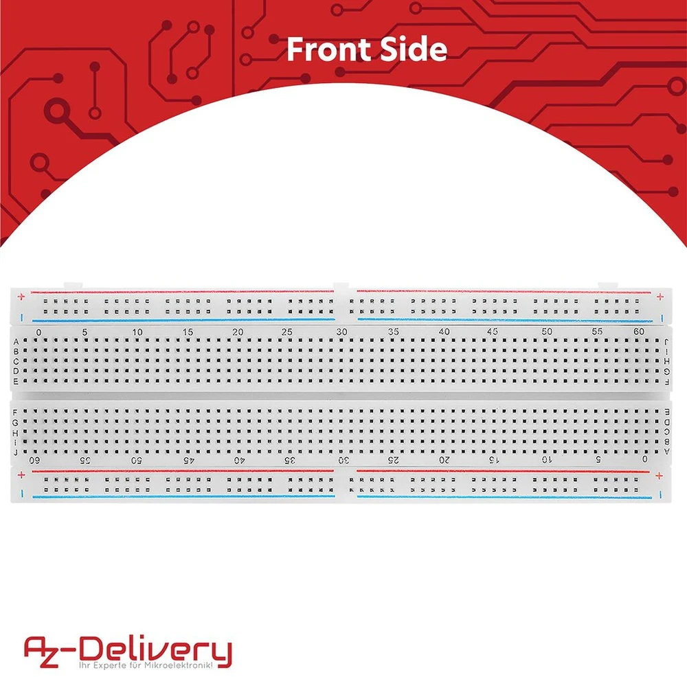 Mb-102 Breadboard 830 kontaktų, 3 vnt.