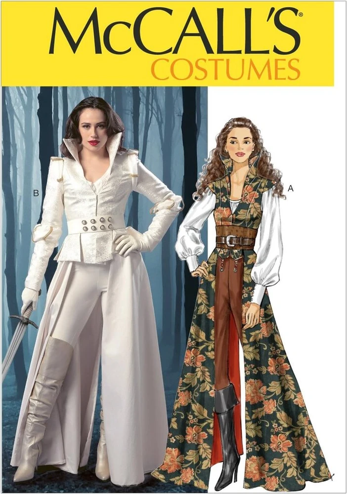 Mccall Pattern Company siuvimo modelis, popierius, baltas, A5 (6-8-10-12-14)