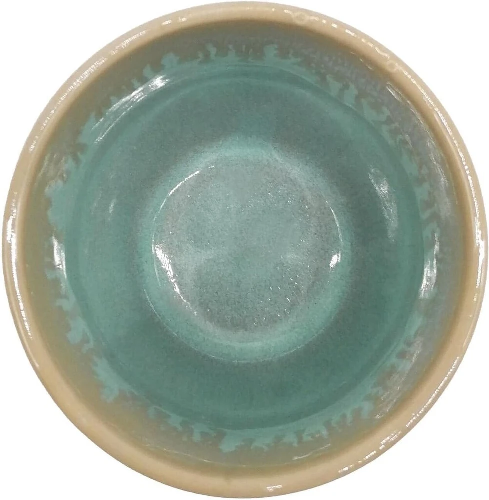 Mea-living Akmens masės espresso puodelis Turquoise Heart, rankų darbo akmens masė, 150 ml, gražūs rankų darbo indai