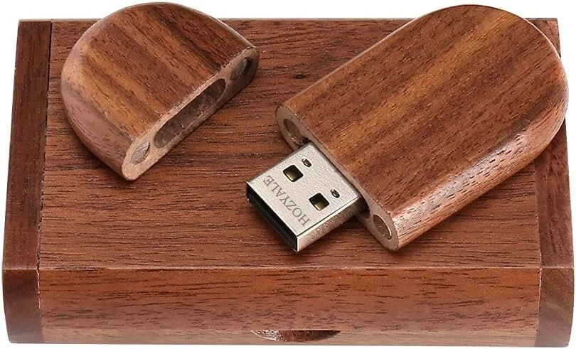 Medinė Usb 2.0 atmintinė 16 Gb su dėžute