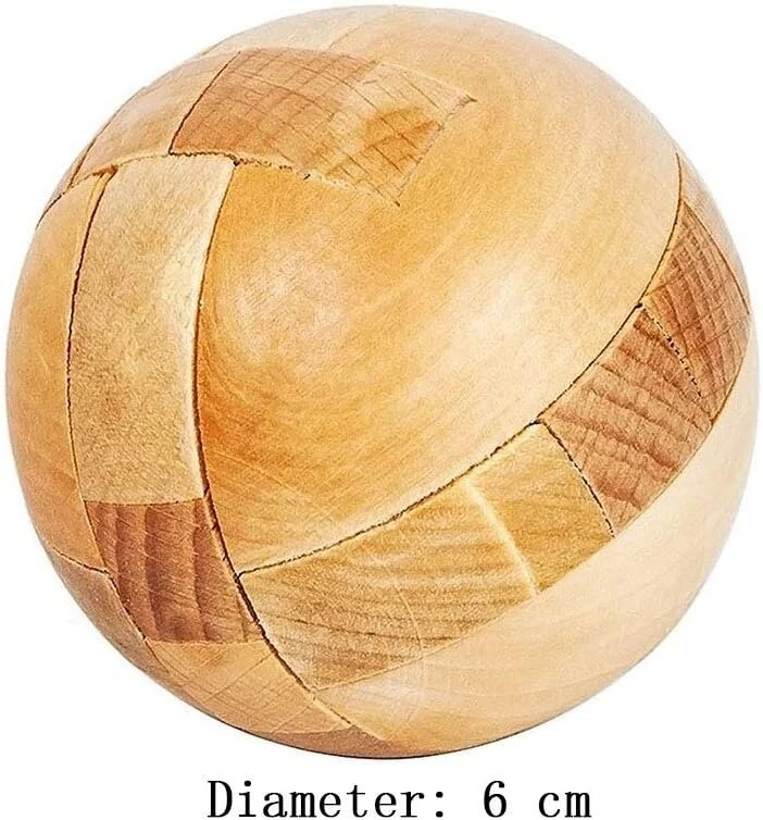Medinis 3d Iq Dėlionės Kubas Vaikams ir Suaugusiems