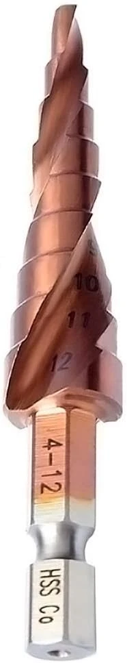 Meichoon M35 kobalto 4-12mm spiralinis grąžtas