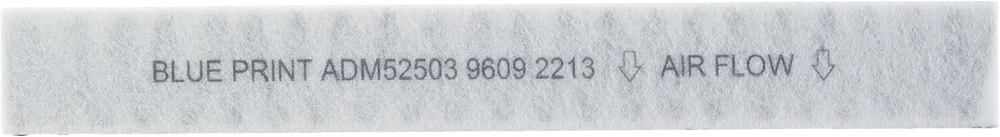 Mėlyna Print Adm52503 salono oro filtras su aktyvuota anglimi