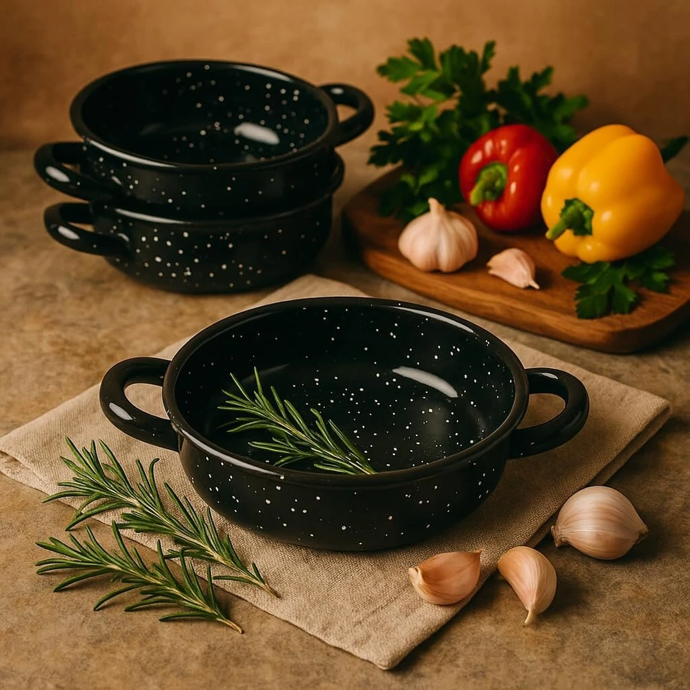 Menax Paella keptuvė, emaliuoto plieno, Ø 14 cm