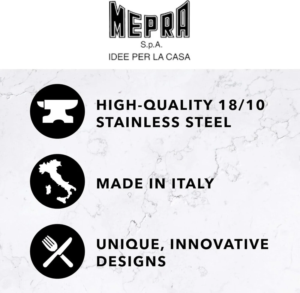 Mepra Linea Oro Nero stalo įrankių rinkinys