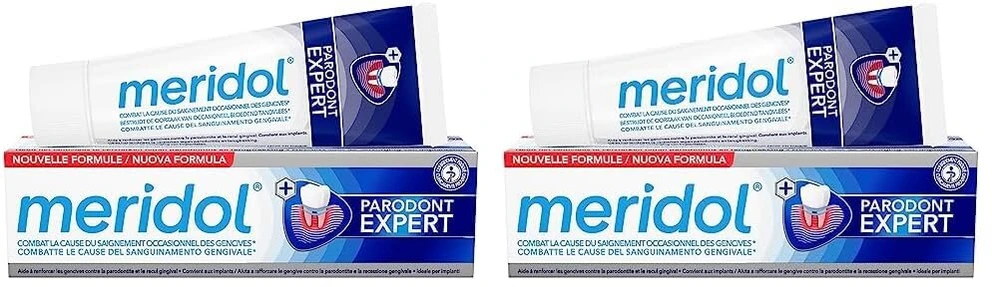 Meridol Parodont Expert dantų pasta 75 ml (2 pakuotės)