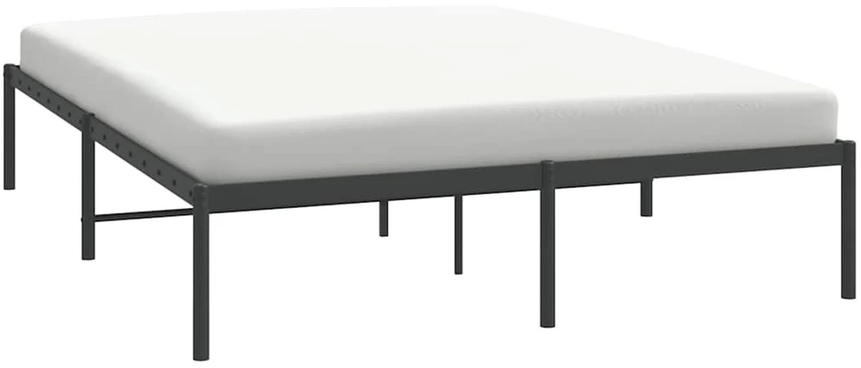 Lova Metalinis lovos rėmas, juodos spalvos, 140x200cm, metalas