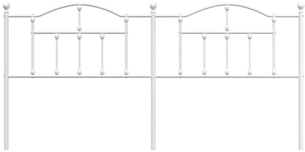Lova Metalinis pakaitinis galvūgalis, baltos spalvos, 200cm