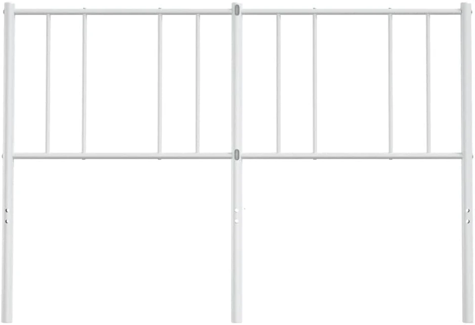 Lova Metalinis pakaitinis galvūgalis, baltos spalvos, 120cm