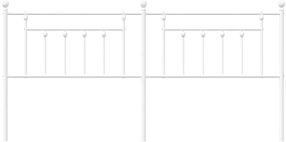 Lova Metalinis pakaitinis galvūgalis, baltos spalvos, 193cm