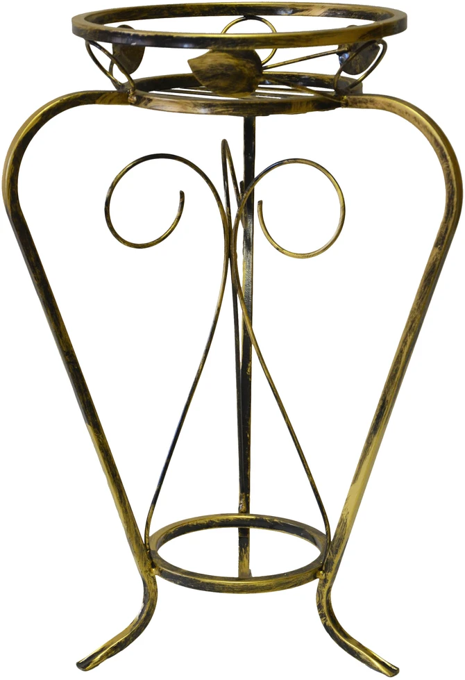 Metalinis stovas 1 gėlių vazonui, metalinis stovas gėlėms, 60 cm