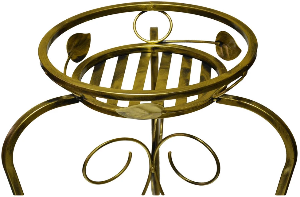 Metalinis stovas 1 gėlių vazonui, metalinis stovas gėlėms, 60 cm