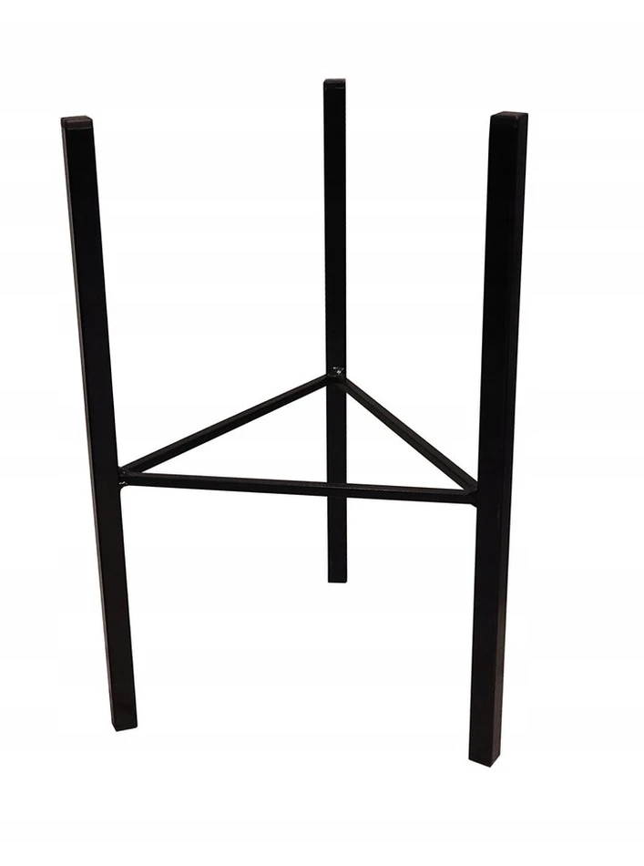 Metalinis stovas gėlėms "loft" 40cm, juodas