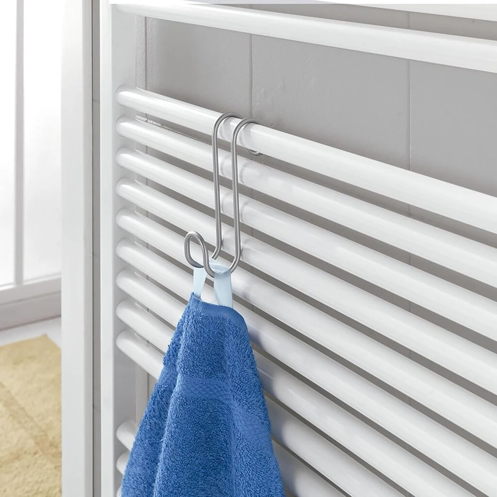 Metaltex Polytherm Kabliukas Rankšluosčiams ant Gyvatuko, Sidabrinis