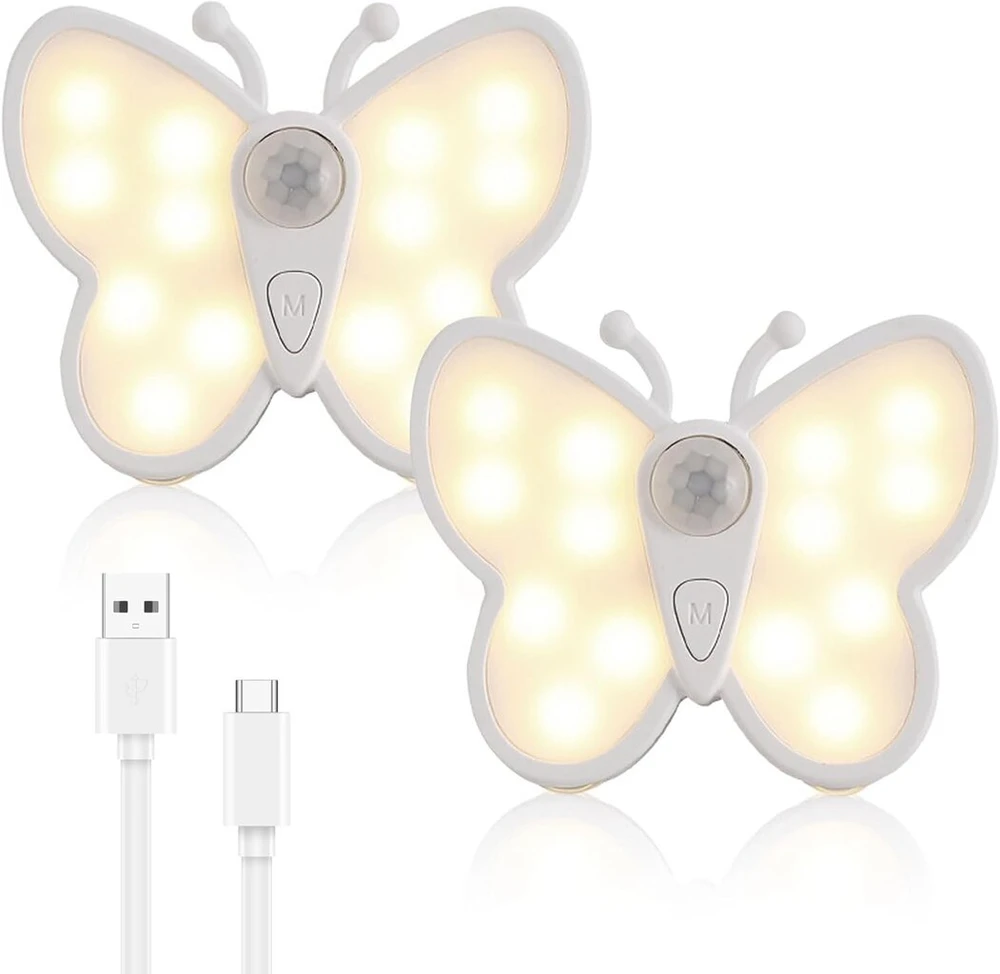 Meyuxg led laiptų apšvietimas su baterija, naktinė lemputė su judesio davikliu, pritemdoma led naktinė lempa, netiesioginis apšvietimas vaikų kambariui, prieškambariui, laiptams, miegamajam, virtuvei, vonios kambariui (2)