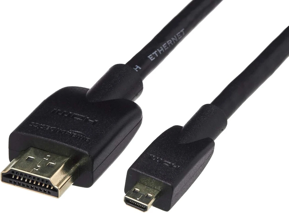 Micro Hdmi į Hdmi kabelis, 1.8m, 4k@60hz, 18gbps