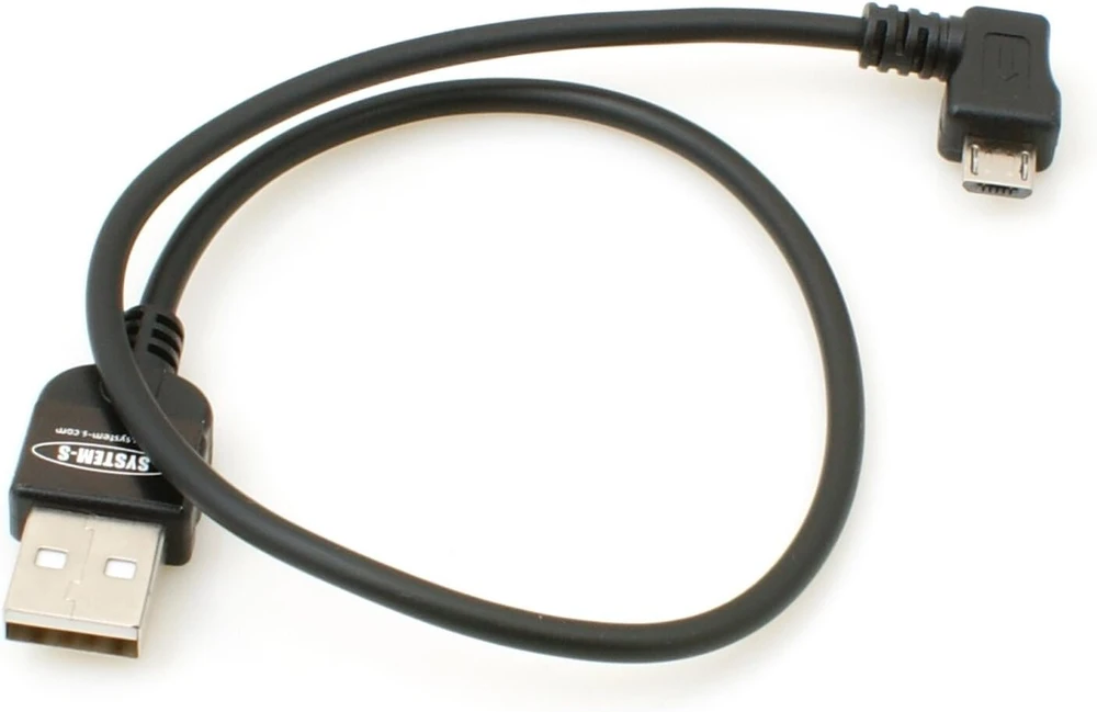 Micro Usb 2.0 kampinis 90 laipsnių adapterio laidas, 30 cm