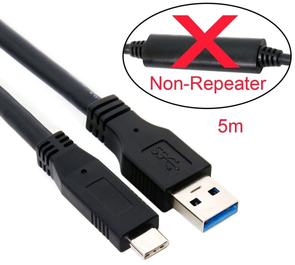 Micro Usb 3.0 kabelis su tvirtinimo varžtais, 5m