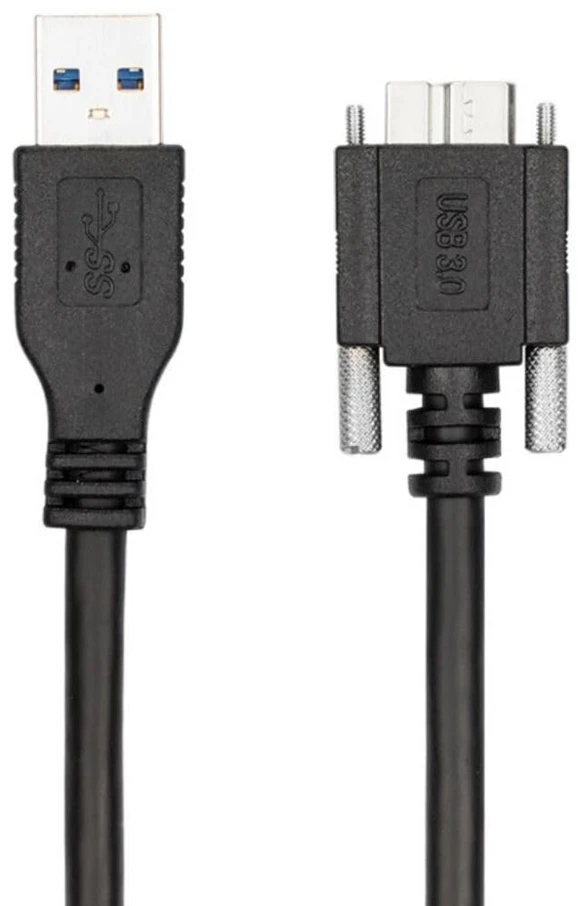 Micro Usb 3.0 kabelis su tvirtinimo varžtais, 5m