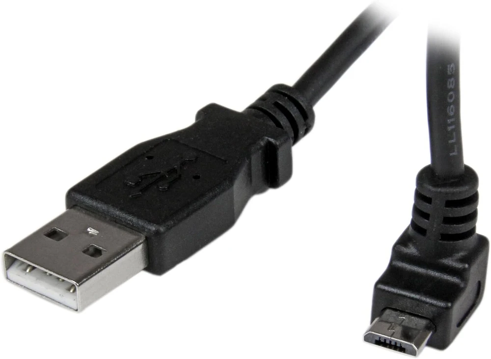 Micro Usb kampinis kabelis 1m
