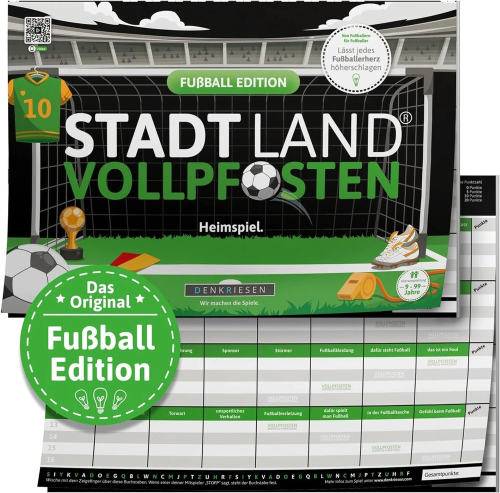 Miestas Šalis Futbolo Žaidimas - 50 Lapų, Nuo 9 Metų
