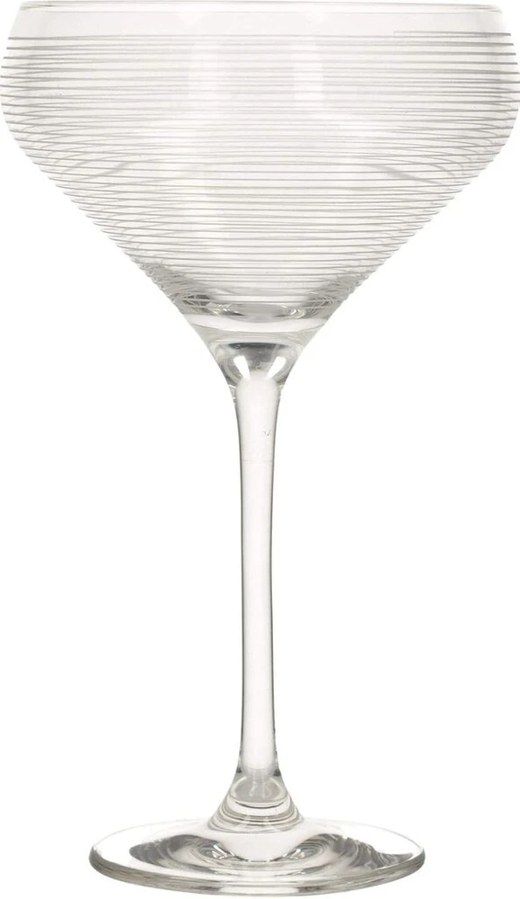 Mikasa Cheers Martini taurės, 290 ml, 4 vnt. rinkinys, krištolo stiklas, sidabrinės, 400 ml, 4 vnt. rinkinys