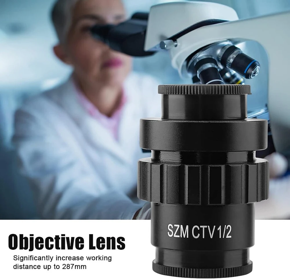 Objektyvas Mikroskopo objektyvo adapteris 0.5x C-mount, 1/2 Ctv