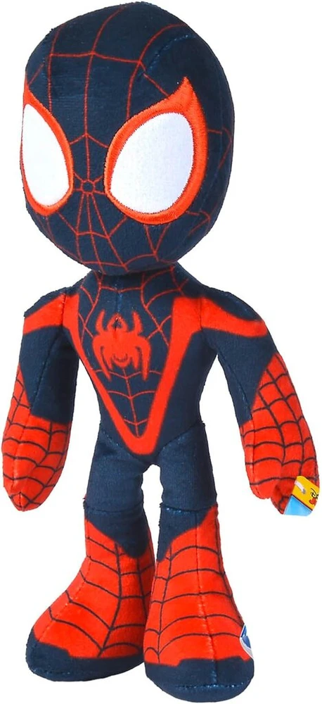 Miles Morales pliušinis žaislas 25 cm su šviečiančiomis akimis