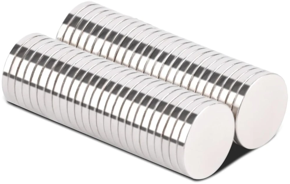 Min ci 8 x 1 mm magnetukai mini strong, 50 mažų plokščių neodimio magnetų pakuotė, apvalūs magnetai, pirkti stiprius magnetus magnetinei lentai, skelbimų lentai