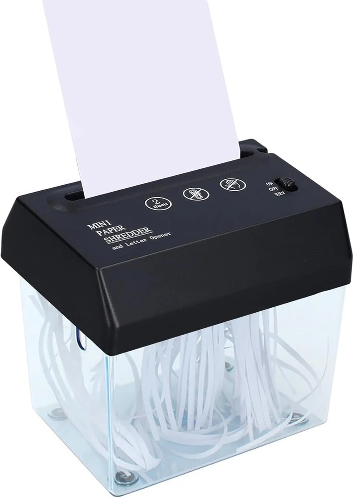 Mini popieriaus smulkintuvas, Usb popieriaus metalinis peilis, elektrinis smulkintuvas, patvarus, nešiojamas, efektyvus smulkintuvas, biuro reikmenys darbuotojams, biuro mokytojams