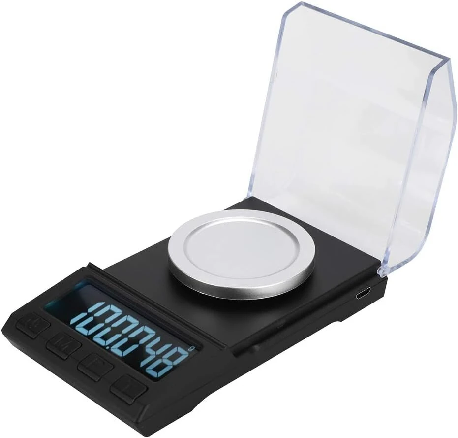 Virtuvinės svarstyklės Mini svarstyklės, 100g/0.001g Lcd mini elektroninės svarstyklės, virtuvinės skaitmeninės maisto papuošalų svarstyklės, matavimo įrankis, skirtas tiksliam papuošalų, maisto svėrimui