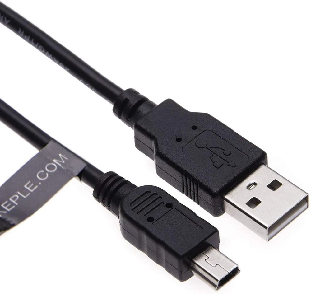 Mini Usb kabelis 5 m įkroviklis, skirtas Sony Walkman Nwz-e383, Nwz-e384, Nwze384l, Nwz-e384r, Nwz-e385, Nwza-15, Nwze585 Nwz-e585 / Philips Gogear Ariaz, Cam, Muse, Opus, Raga, Spark, Vibe Mp3 Mp4 muzikai