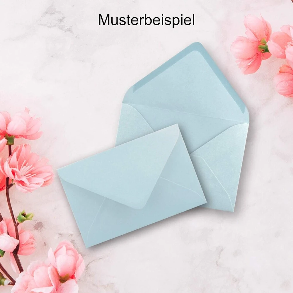 Mini vokai – 5,2 x 7,6 cm – su drėgnu uždarymu gėlių sveikinimams, atvirukams, pakabukams ir piniginėms dovanoms, Farbenfroh by Gustav Neuser