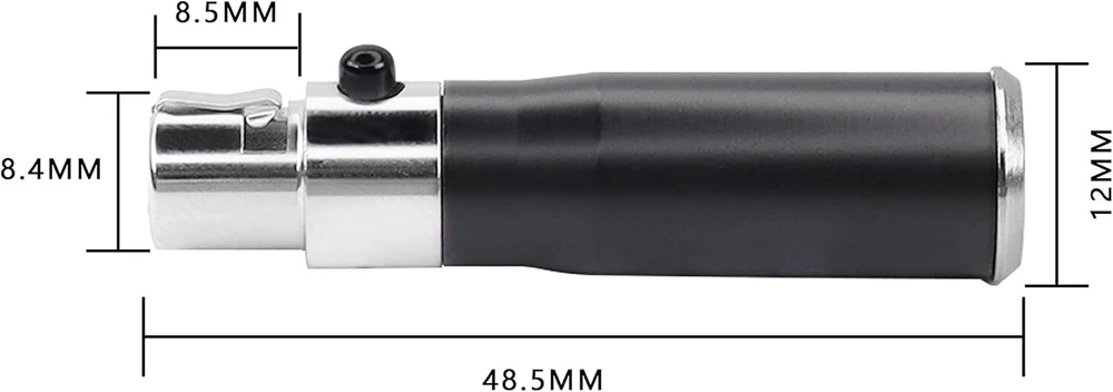 Mini Xlr 3-pin į 4-pin adapteris mikrofonams ir kameroms