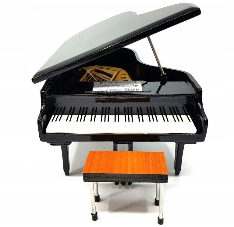 Miniatiūrinis pianinas, mastelis 1:10, kolekcinis gaminys
